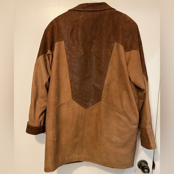 Wilson’s leather vintage women’s heavy coat Large with removable thinsulate vest - Picture 15 of 16